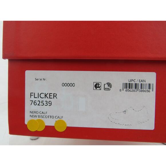 NIB FERRAGAMO FLICKER BLACK LEATHER LOGO PLATFORM LUG SOLE OXFORDS 9 M - Picture 13 of 13